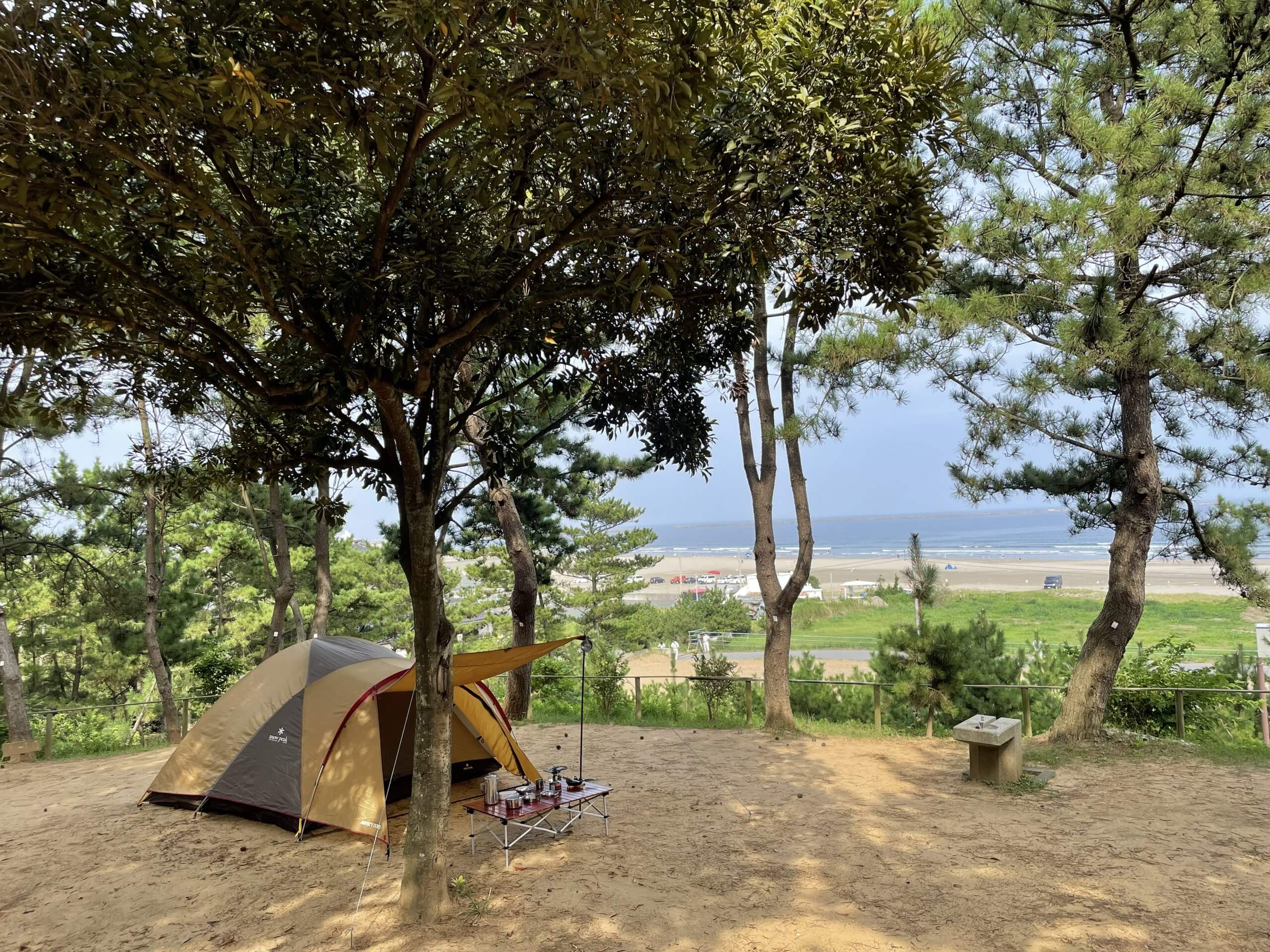 海遊びができるキャンプ場