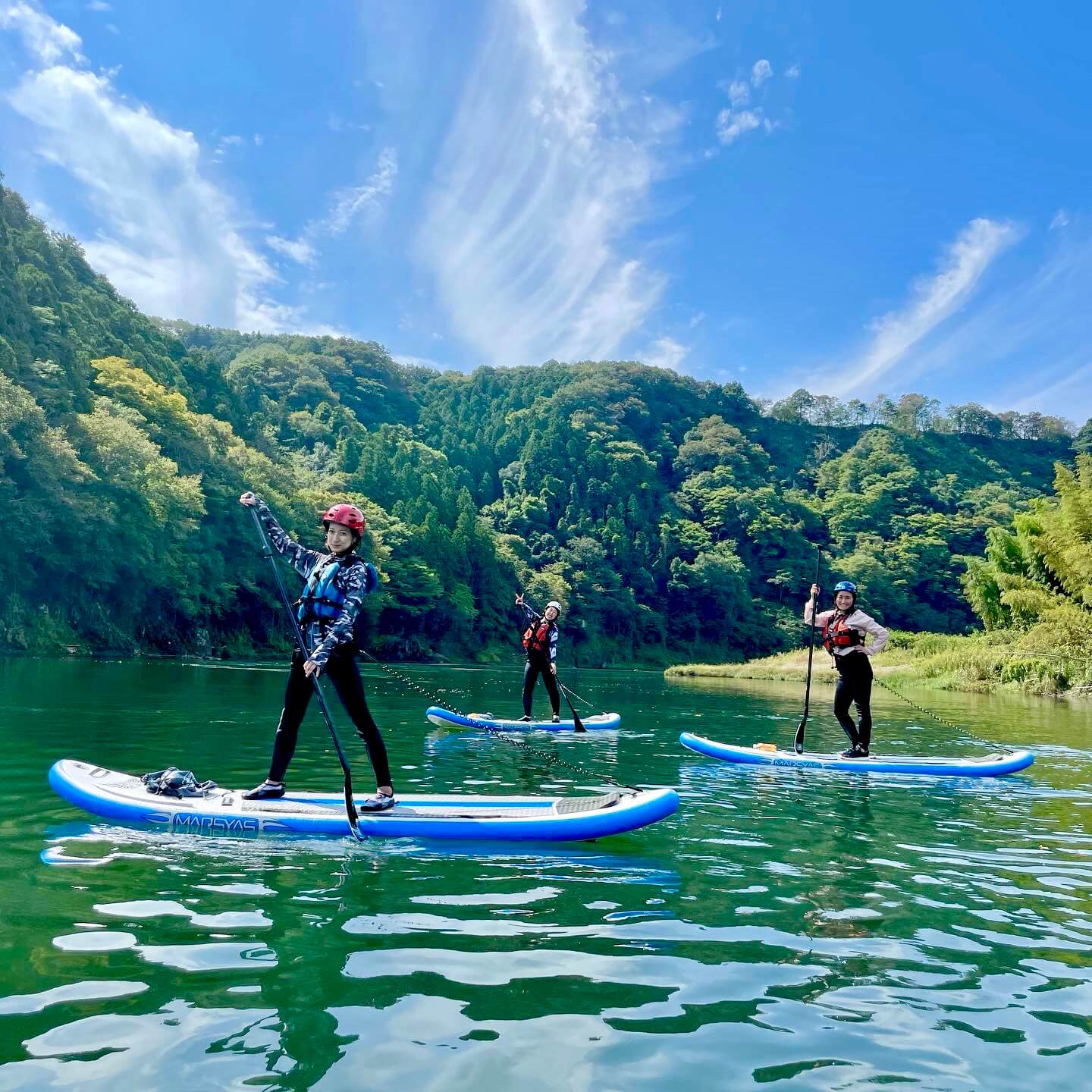 キャンプ場から遊ぶSUP