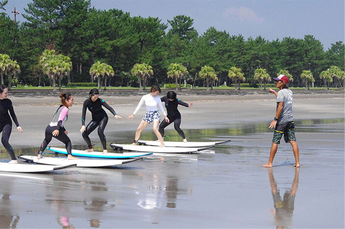 サーフィンが楽しめる海