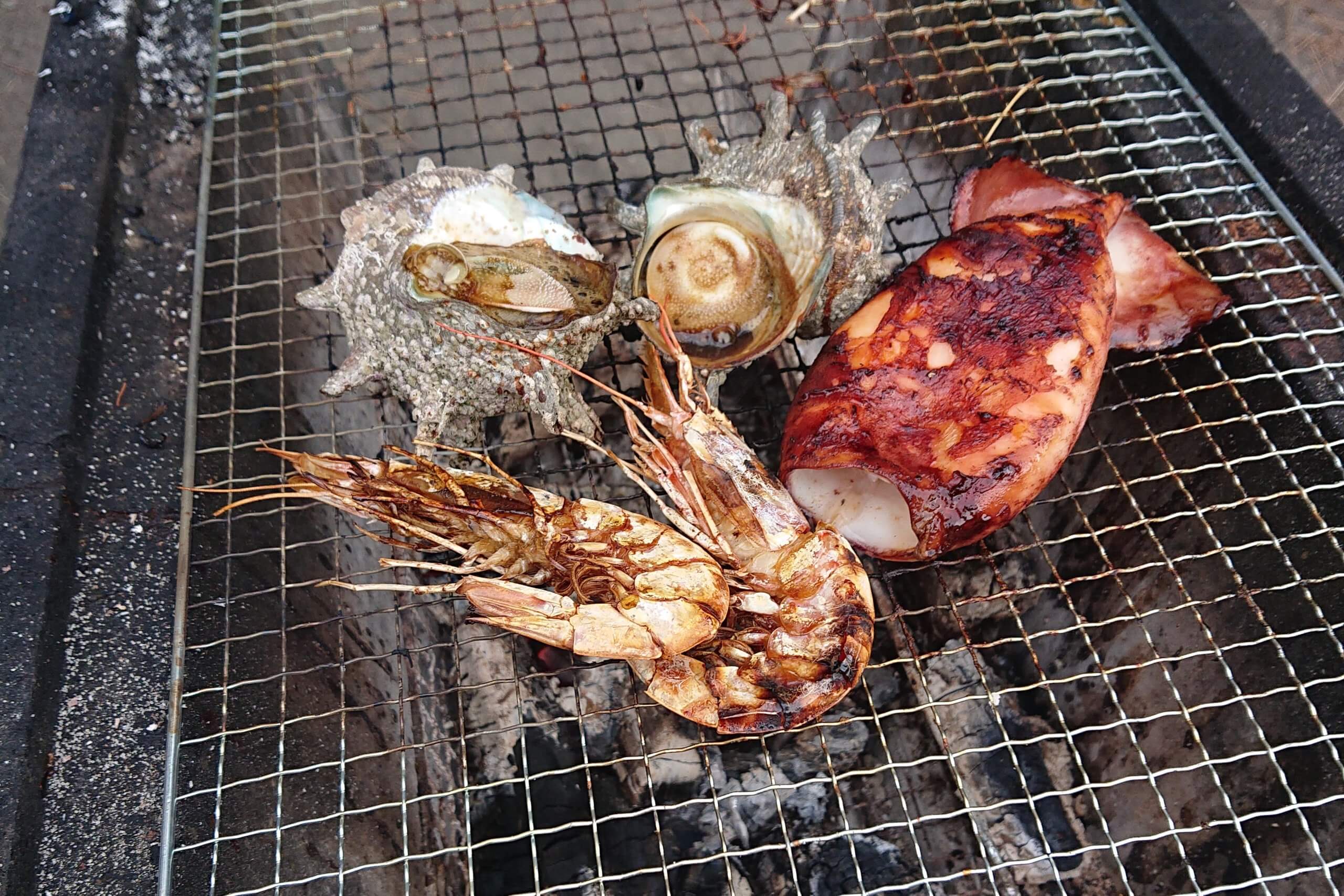 キャンプ場で食べるごはん