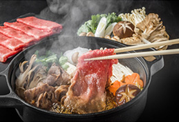 総合優勝銘柄牛 宮崎牛・鹿児島黒牛 食べ比べすき焼き