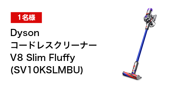 Dyson コードレスクリーナーV8 Slim Fluffy(SV10KSLMBU)