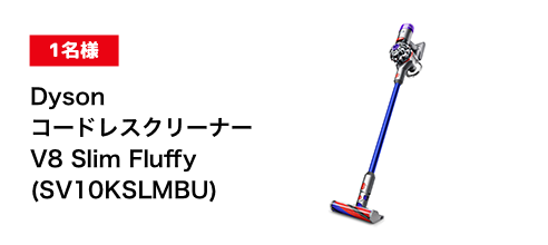 Dyson コードレスクリーナーV8 Slim Fluffy(SV10KSLMBU)