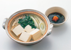 貧血改善レシピ（２２) 湯豆腐