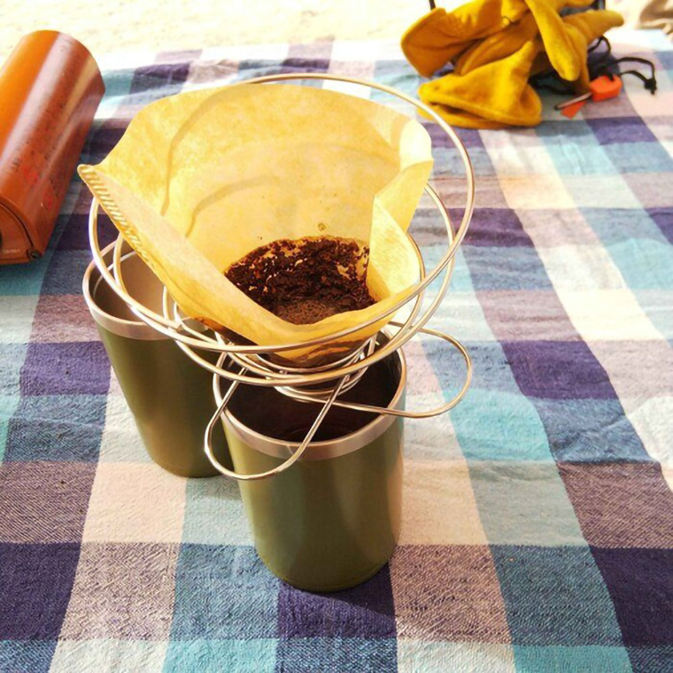 キャンプでいれるコーヒー