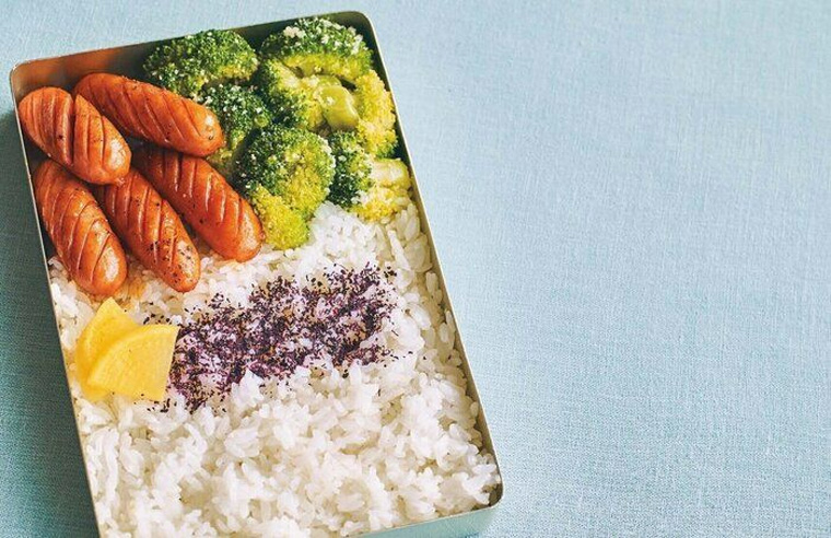 ケチャップソーセージ弁当(ソーセージ×ブロッコリー)