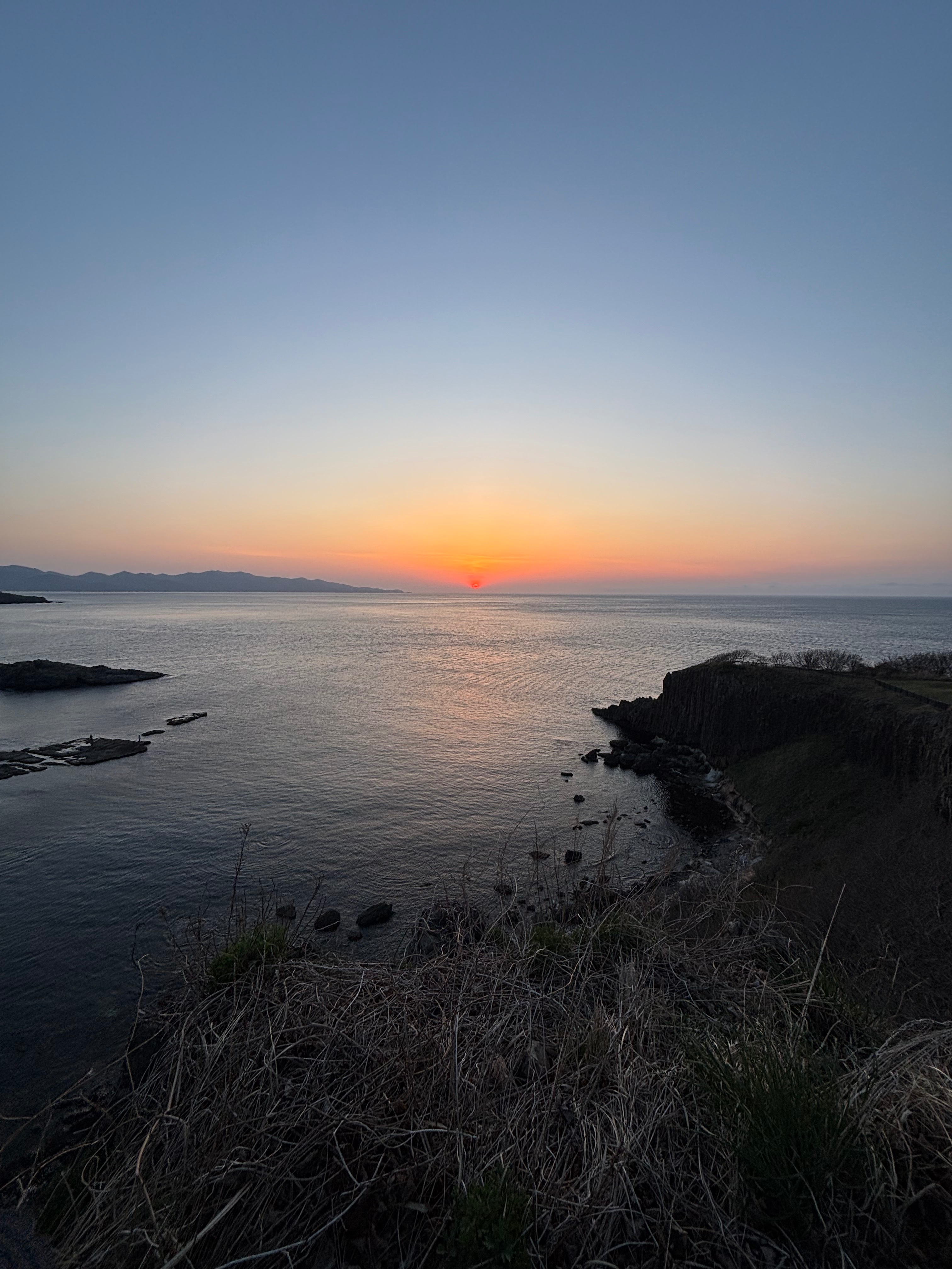夕日