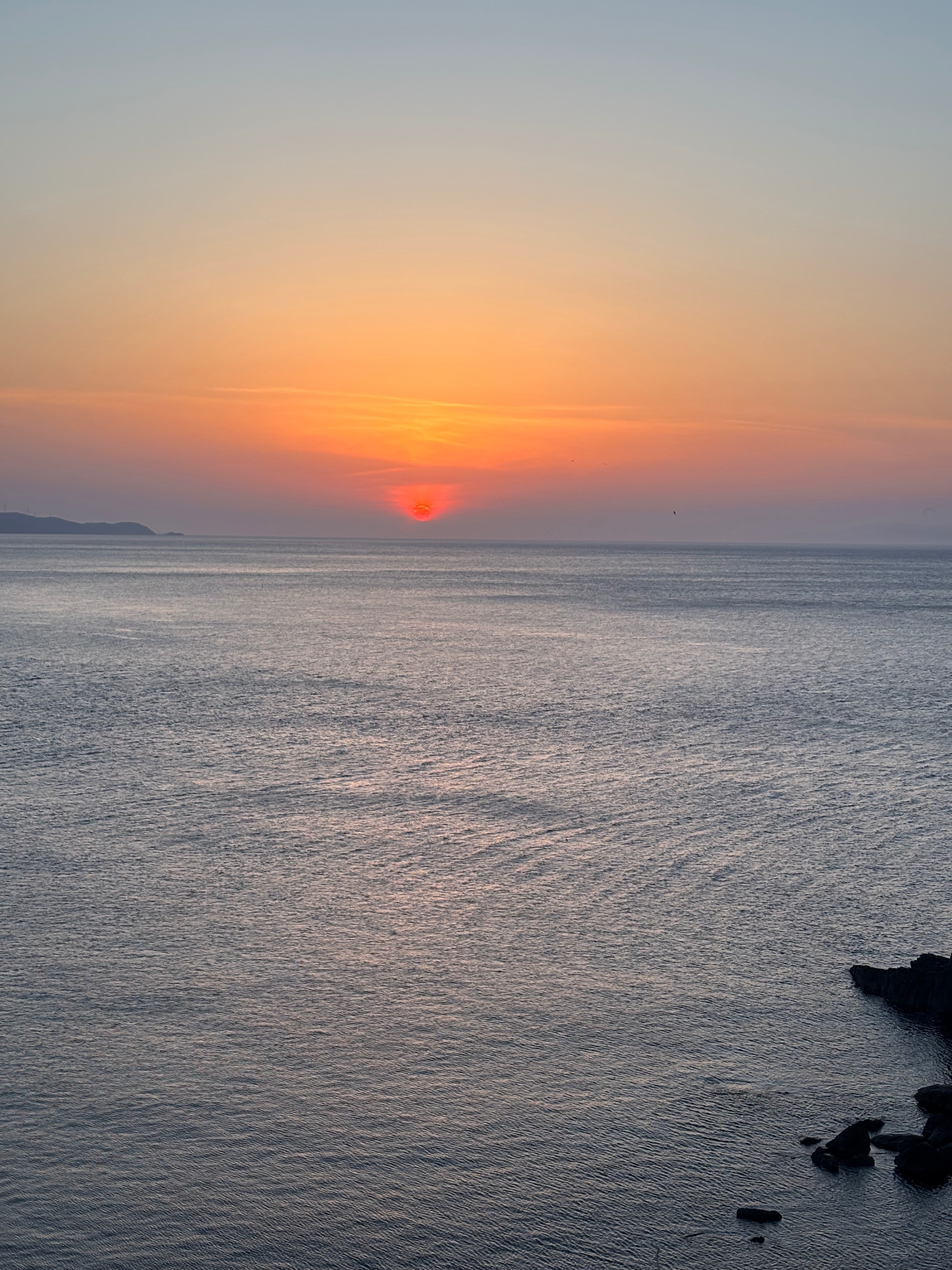 夕日