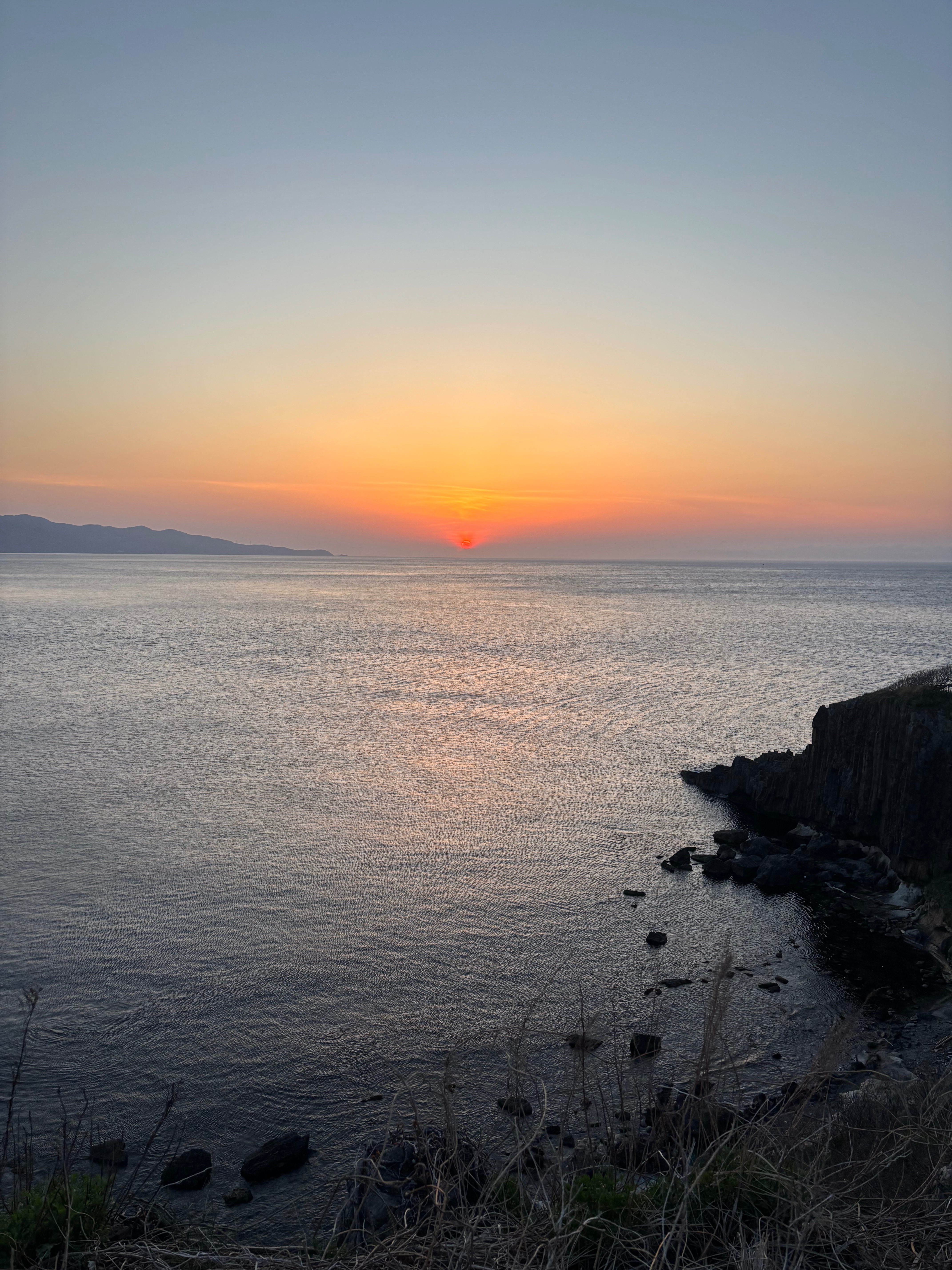 夕日