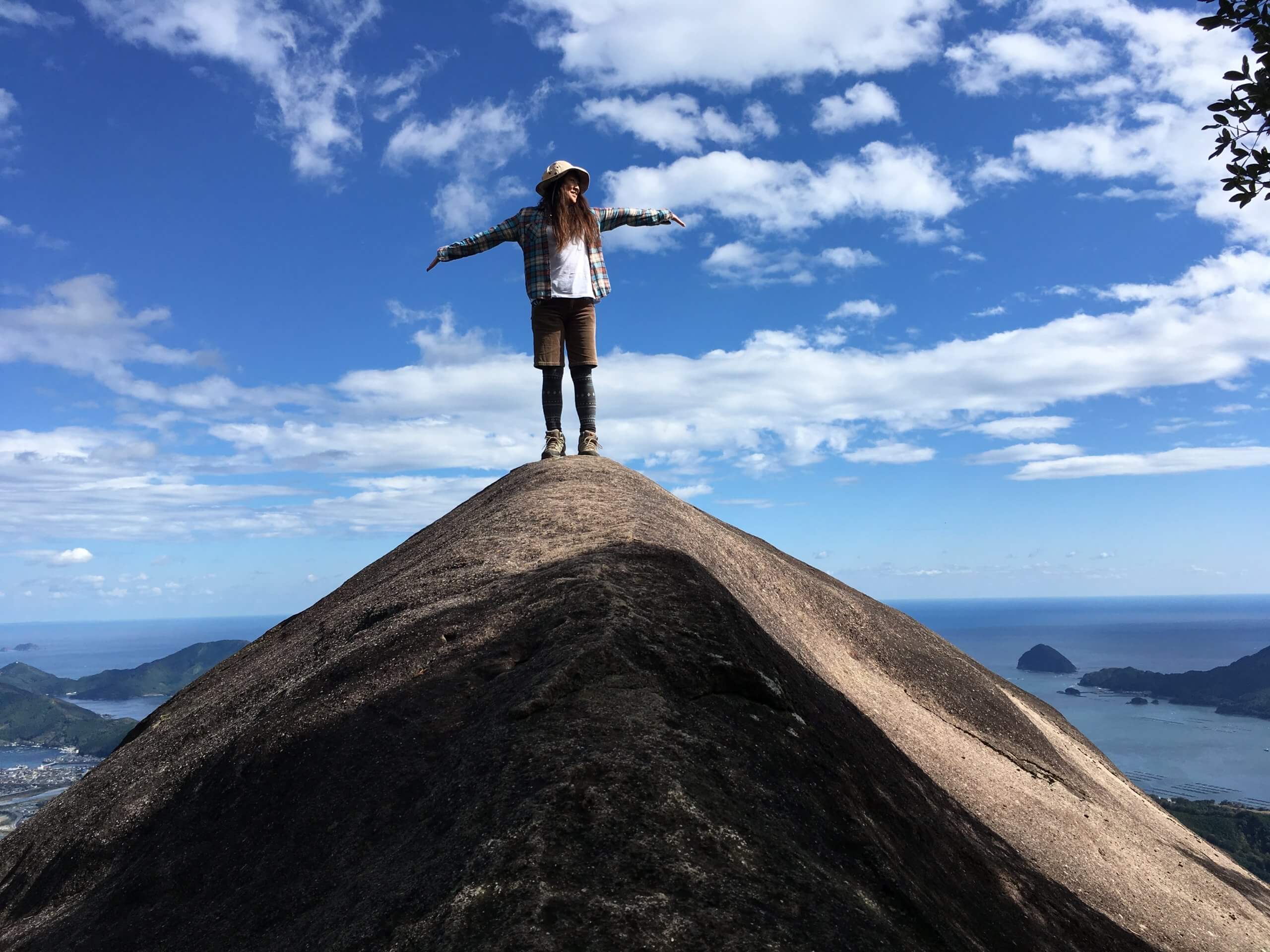 キャンプ場から歩ける山