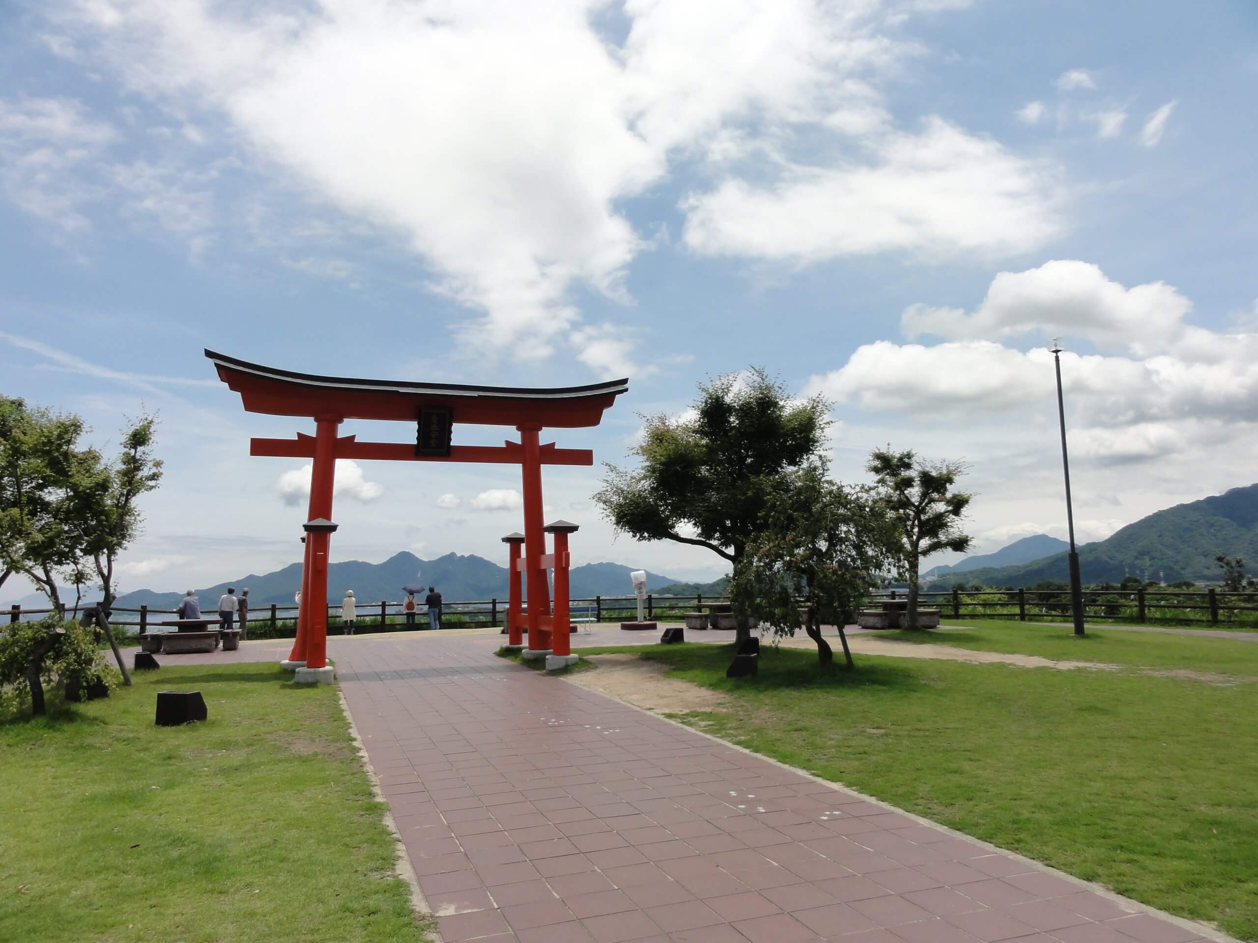 宮島サービスエリア 下りの鳥居