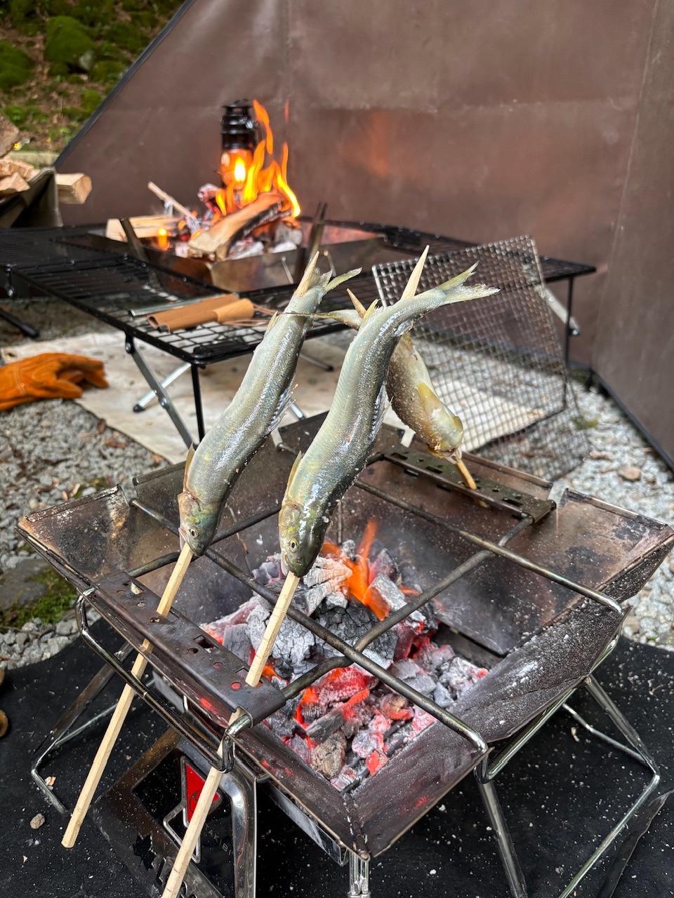 鮎の塩焼き