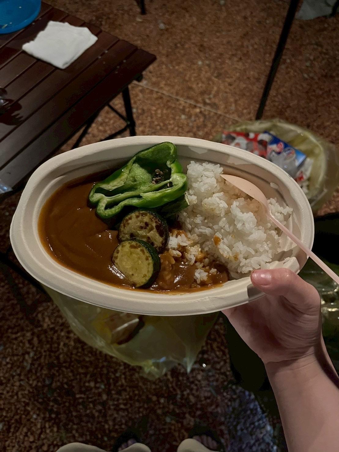 実は今までベタ過ぎてやってなかったカレー