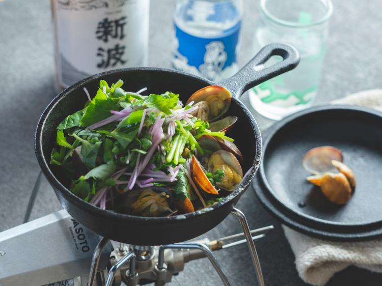 アサリの酒蒸しカレー風味