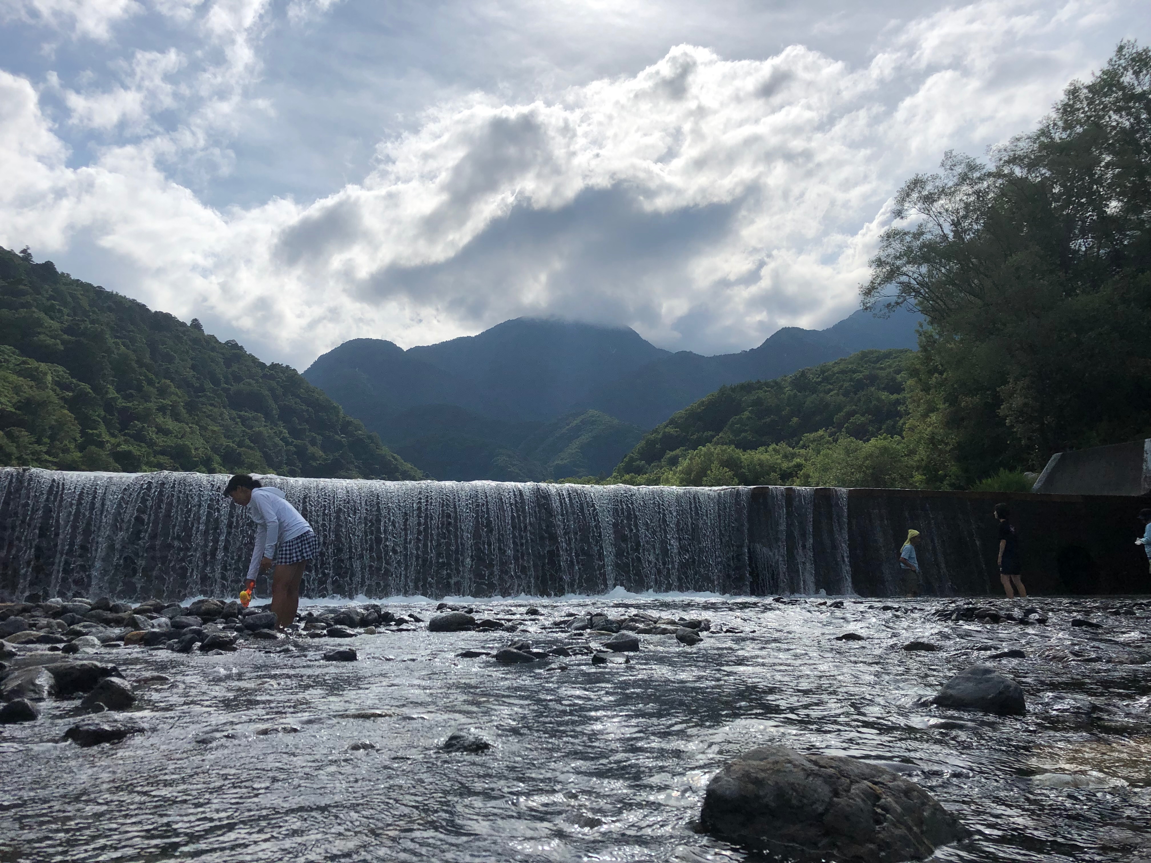 山梨・白州で川遊び第2弾