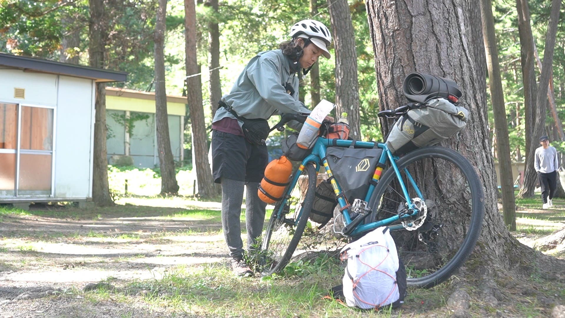CAMPたかにぃ　木崎湖に自転車でキャンプオフ会