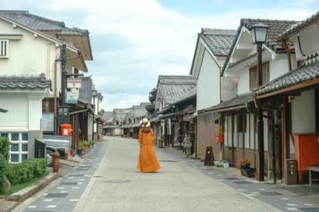 篠山城跡周辺の歴史的な街並み