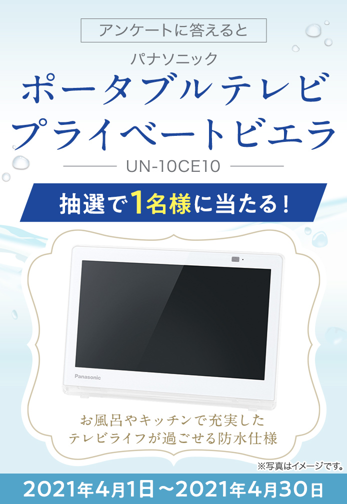 簡単応募キャンペーン パナソニック ポータブルテレビ プライベート ...