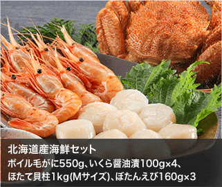 北海道産海鮮セット
