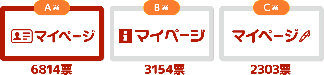 マイページロゴ確定案