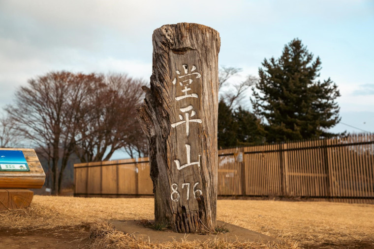 堂平山山頂の広場
