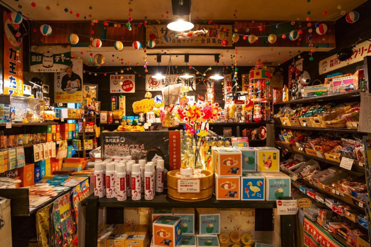 駄菓子屋コーナー