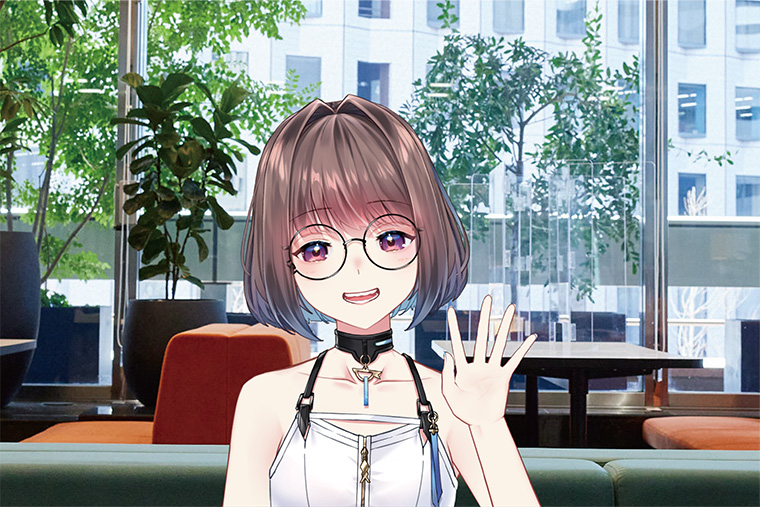 挨拶をする乾物 ひものさん