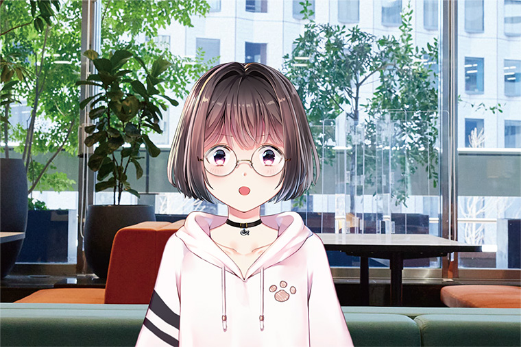 Live2Dについて独学だったと話す乾物 ひものさん