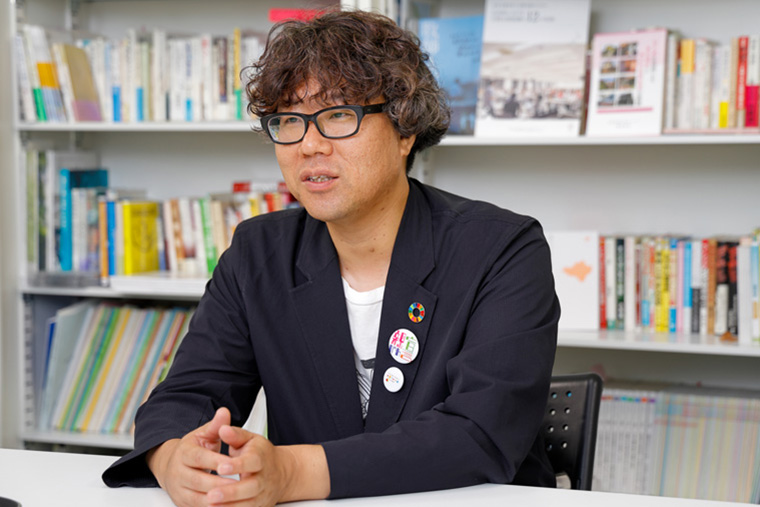 岡山NPOセンター 代表理事の石原達也さん