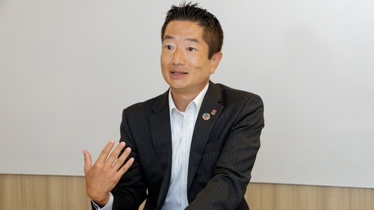 経営企画部 特命部長 サステナビリティ推進グループの丸木崇秀さん